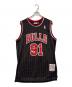 MITCHELL & NESS（ミッチェルアンドネス）の古着「ユニフォーム　シカゴブルズ・ロッドマン」｜レッド×ブラック