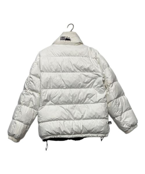 FIRST DOWN（ファーストダウン）FIRST DOWN (ファーストダウン) リバーシブルダウンジャケット ブラック サイズ:Mの古着・服飾アイテム