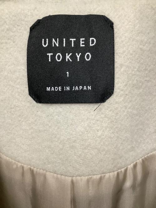 UNITED TOKYO（ユナイテッドトーキョー）UNITED TOKYO (ユナイテッドトーキョー) ウールコート ベージュ サイズ:１の古着・服飾アイテム