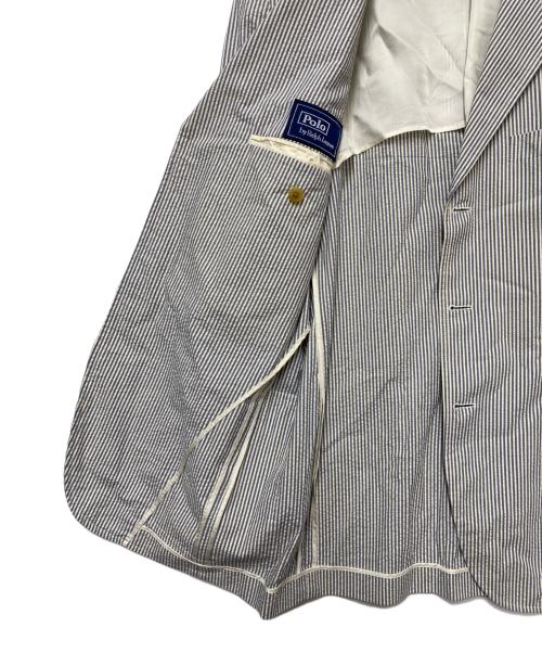 POLO RALPH LAUREN（ポロ・ラルフローレン）POLO RALPH LAUREN (ポロ・ラルフローレン) ブレザー ネイビー×ホワイト サイズ:不明の古着・服飾アイテム