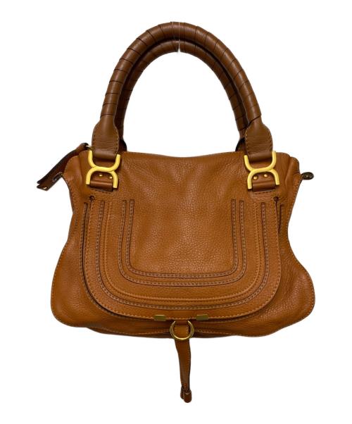 Chloe（クロエ）Chloe (クロエ) マーシー ショルダーバッグ　2WAYバッグ オレンジの古着・服飾アイテム