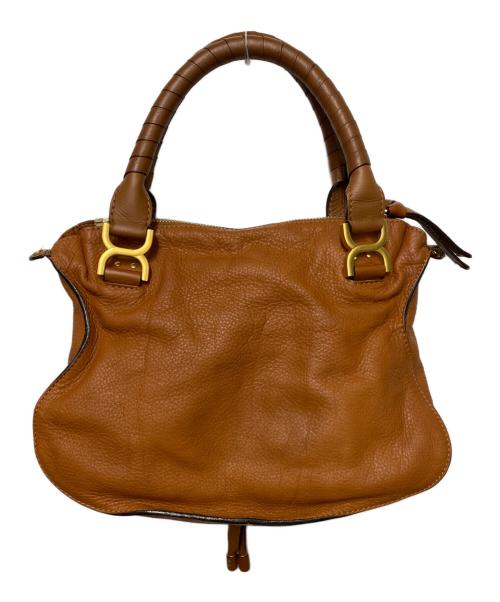 Chloe（クロエ）Chloe (クロエ) マーシー ショルダーバッグ　2WAYバッグ オレンジの古着・服飾アイテム