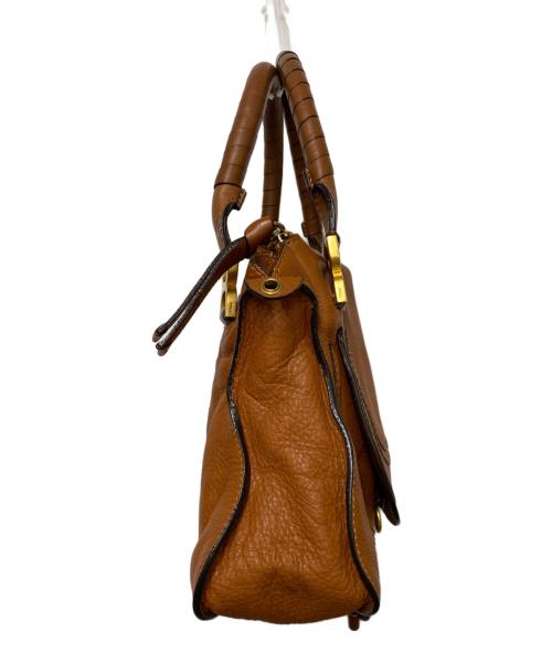 Chloe（クロエ）Chloe (クロエ) マーシー ショルダーバッグ　2WAYバッグ オレンジの古着・服飾アイテム