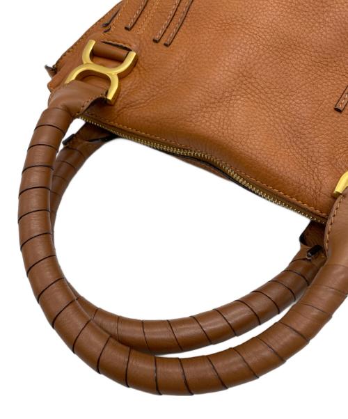 Chloe（クロエ）Chloe (クロエ) マーシー ショルダーバッグ　2WAYバッグ オレンジの古着・服飾アイテム