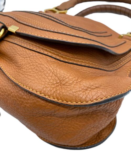 Chloe（クロエ）Chloe (クロエ) マーシー ショルダーバッグ　2WAYバッグ オレンジの古着・服飾アイテム