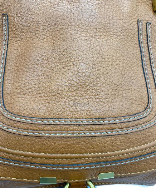 Chloe（クロエ）Chloe (クロエ) マーシー ショルダーバッグ　2WAYバッグ オレンジの古着・服飾アイテム