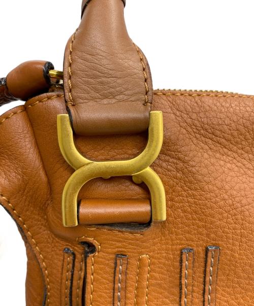 Chloe（クロエ）Chloe (クロエ) マーシー ショルダーバッグ　2WAYバッグ オレンジの古着・服飾アイテム