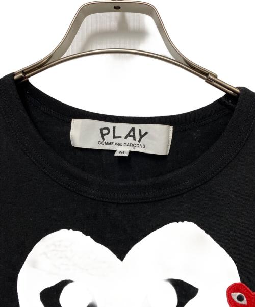 PLAY COMME des GARCONS（プレイコムデギャルソン）PLAY COMME des GARCONS (プレイコムデギャルソン) 半袖カットソー ブラック サイズ:Mの古着・服飾アイテム