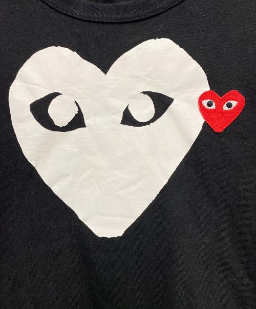 PLAY COMME des GARCONS（プレイコムデギャルソン）PLAY COMME des GARCONS (プレイコムデギャルソン) 半袖カットソー ブラック サイズ:Mの古着・服飾アイテム