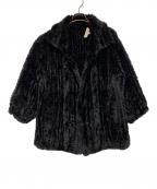 Chloeクロエ）の古着「毛皮ハーフコート」｜ブラック