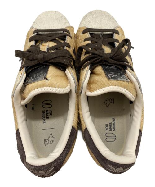 adidas（アディダス）adidas (アディダス) ATMOS (アトモス) ローカットスニーカー ベージュ×ホワイト サイズ:26.5の古着・服飾アイテム