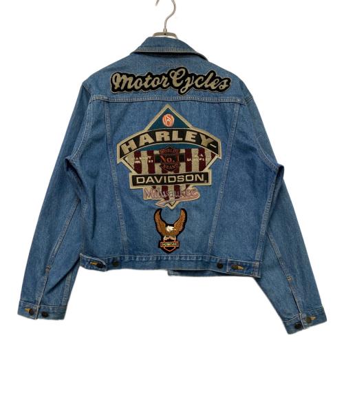HARLEY-DAVIDSON（ハーレーダビッドソン）HARLEY-DAVIDSON (ハーレーダビッドソン) デニムジャケット インディゴ サイズ:Lの古着・服飾アイテム