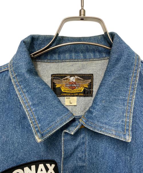 HARLEY-DAVIDSON（ハーレーダビッドソン）HARLEY-DAVIDSON (ハーレーダビッドソン) デニムジャケット インディゴ サイズ:Lの古着・服飾アイテム