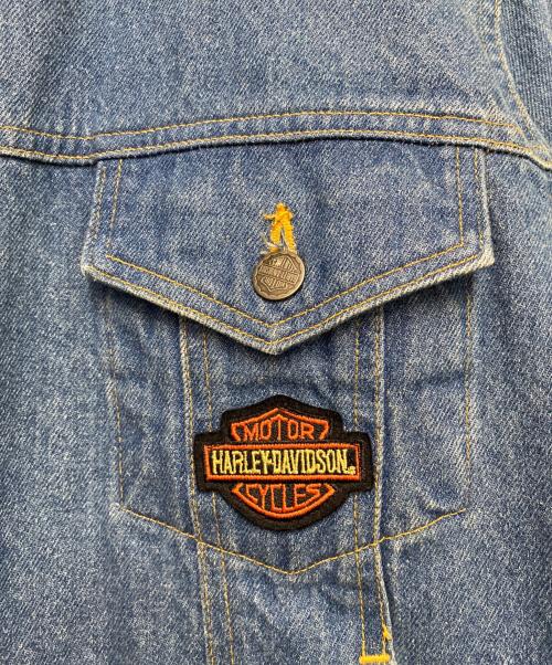 HARLEY-DAVIDSON（ハーレーダビッドソン）HARLEY-DAVIDSON (ハーレーダビッドソン) デニムジャケット インディゴ サイズ:Lの古着・服飾アイテム