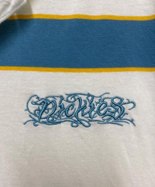 SUPREME（シュプリーム）SUPREME (シュプリーム) Dickies (ディッキーズ) Supreme×	Dickies　サーマル&ポロ ホワイト×ブルー サイズ:Lの古着・服飾アイテム