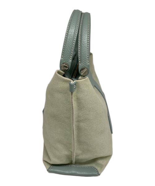 IACUCCI（イアクッチ）IACUCCI (イアクッチ) ショルダートートバッグ 黄緑の古着・服飾アイテム