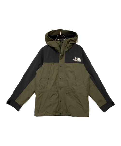 THE NORTH FACE（ザ ノース フェイス）THE NORTH FACE (ザ ノース フェイス) マウンテンライトジャケット カーキ×ブラック サイズ:Sの古着・服飾アイテム