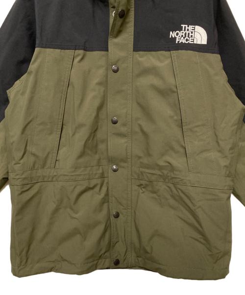 THE NORTH FACE（ザ ノース フェイス）THE NORTH FACE (ザ ノース フェイス) マウンテンライトジャケット カーキ×ブラック サイズ:Sの古着・服飾アイテム