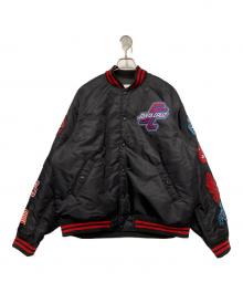 SANTA CRUZ（サンタクルーズ）の古着「スタジャン」｜ブラック×レッド