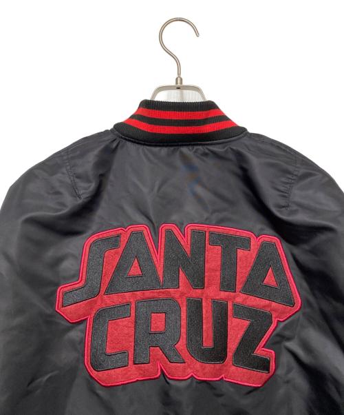 SANTA CRUZ（サンタクルーズ）SANTA CRUZ (サンタクルーズ) スタジャン ブラック×レッド サイズ:Lの古着・服飾アイテム