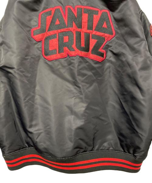 SANTA CRUZ（サンタクルーズ）SANTA CRUZ (サンタクルーズ) スタジャン ブラック×レッド サイズ:Lの古着・服飾アイテム
