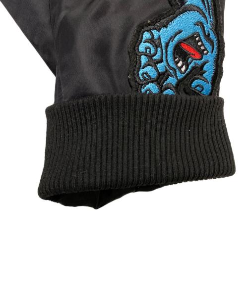 SANTA CRUZ（サンタクルーズ）SANTA CRUZ (サンタクルーズ) スタジャン ブラック×レッド サイズ:Lの古着・服飾アイテム