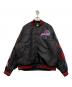 SANTA CRUZ（サンタクルーズ）の古着「スタジャン」｜ブラック×レッド
