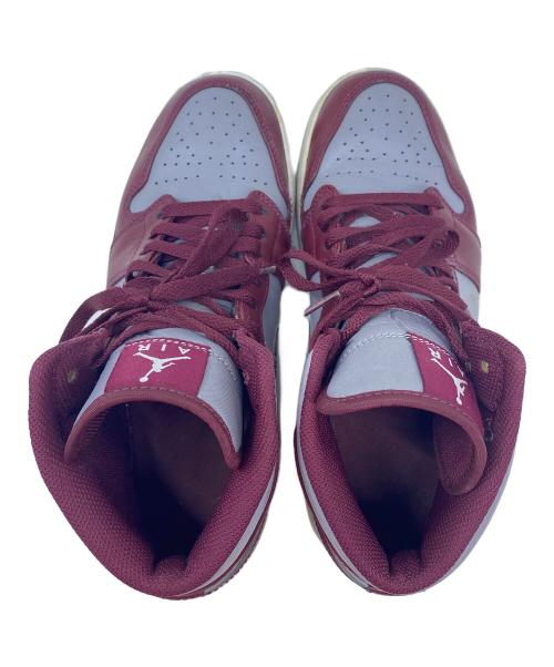 NIKE（ナイキ）NIKE (ナイキ) ハイカットスニーカー グレー×レッド サイズ:27.5㎝の古着・服飾アイテム