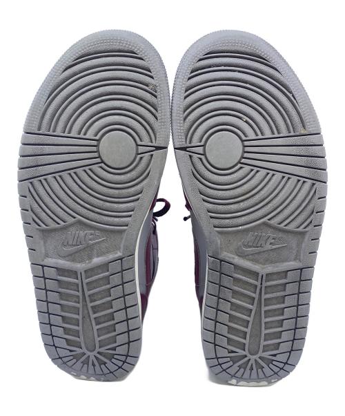 NIKE（ナイキ）NIKE (ナイキ) ハイカットスニーカー グレー×レッド サイズ:27.5㎝の古着・服飾アイテム