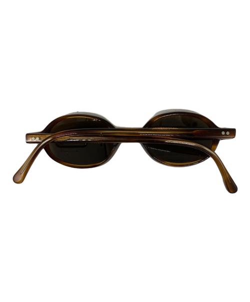 CUTLER & GROSS（カトラー&グロス）CUTLER & GROSS (カトラー&グロス) オーバル型サングラス ブラウンの古着・服飾アイテム