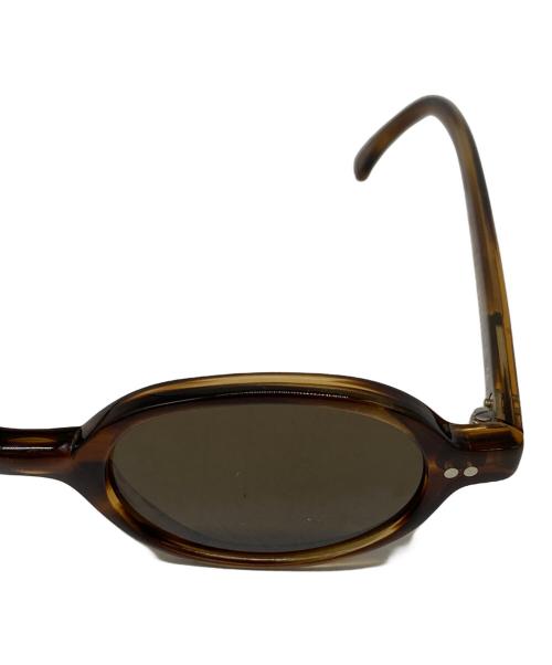 CUTLER & GROSS（カトラー&グロス）CUTLER & GROSS (カトラー&グロス) オーバル型サングラス ブラウンの古着・服飾アイテム
