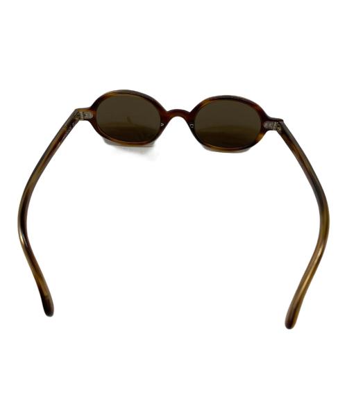 CUTLER & GROSS（カトラー&グロス）CUTLER & GROSS (カトラー&グロス) オーバル型サングラス ブラウンの古着・服飾アイテム