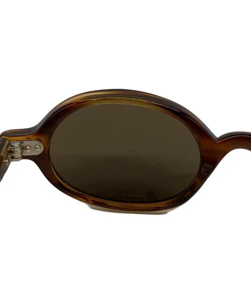 CUTLER & GROSS（カトラー&グロス）CUTLER & GROSS (カトラー&グロス) オーバル型サングラス ブラウンの古着・服飾アイテム