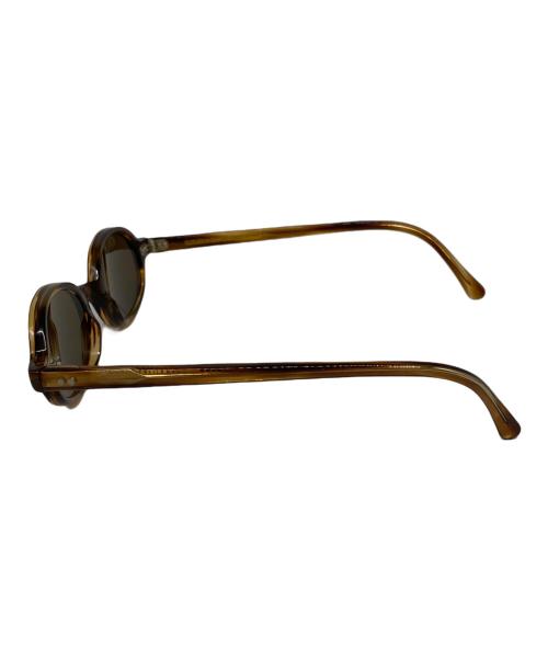 CUTLER & GROSS（カトラー&グロス）CUTLER & GROSS (カトラー&グロス) オーバル型サングラス ブラウンの古着・服飾アイテム