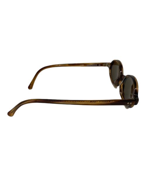 CUTLER & GROSS（カトラー&グロス）CUTLER & GROSS (カトラー&グロス) オーバル型サングラス ブラウンの古着・服飾アイテム