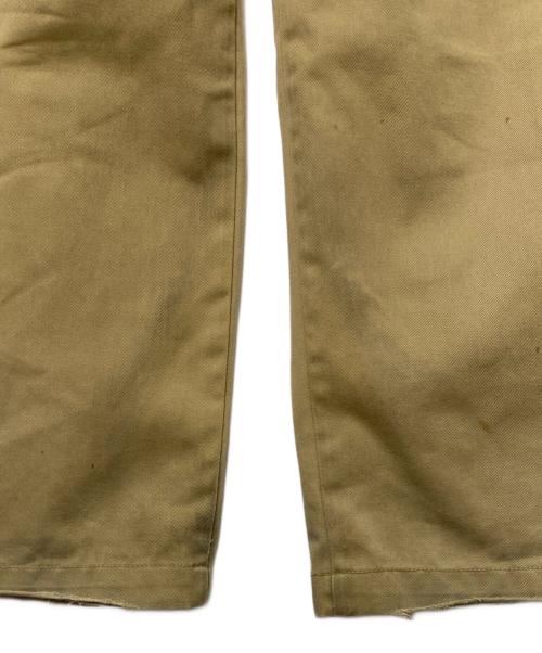 MYne MIHARA YASUHIRO（マイン ミハラヤスヒロ）MYne MIHARA YASUHIRO (マイン ミハラヤスヒロ) Dickies (ディッキーズ) サイドスナップワークパンツ ベージュ サイズ:Sの古着・服飾アイテム