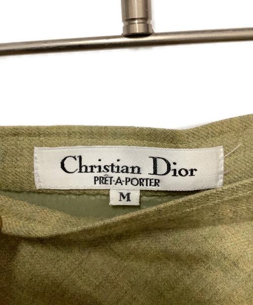Christian Dior PRET-A-PORTER（クリスチャンディオールプレタポルテ）Christian Dior PRET-A-PORTER (クリスチャンディオールプレタポルテ) スカート グリーン サイズ:Mの古着・服飾アイテム