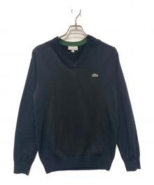 LACOSTE（ラコステ）の古着「厚手ニット」｜ブラック