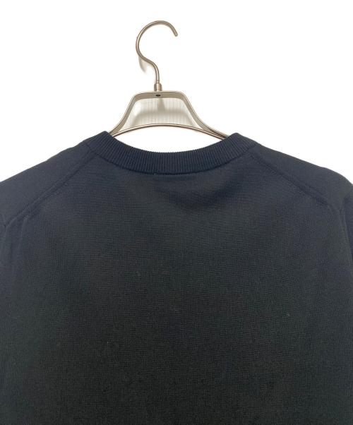 LACOSTE（ラコステ）LACOSTE (ラコステ) 厚手ニット ブラック サイズ:Lの古着・服飾アイテム