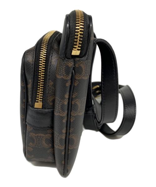 CELINE（セリーヌ）CELINE (セリーヌ) ショルダーバッグ ブラック×ブラウンの古着・服飾アイテム