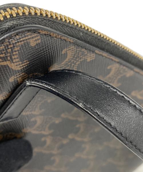 CELINE（セリーヌ）CELINE (セリーヌ) ショルダーバッグ ブラック×ブラウンの古着・服飾アイテム