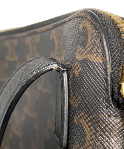 CELINE（セリーヌ）CELINE (セリーヌ) ショルダーバッグ ブラック×ブラウンの古着・服飾アイテム