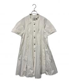 jemma.atelier（ジェマ アトリエ）の古着「ゴアードフレアーチュニック」｜ホワイト