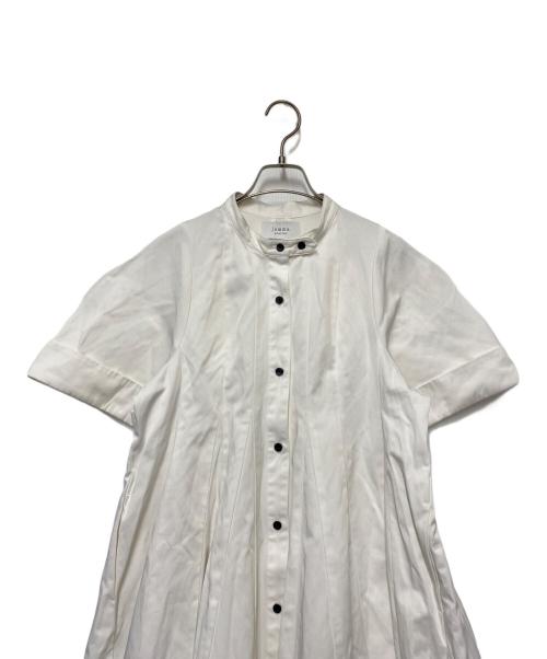 jemma.atelier（ジェマ アトリエ）JEMMA.ATELIER (ジェマ アトリエ) ゴアードフレアーチュニック ホワイト サイズ:不明の古着・服飾アイテム