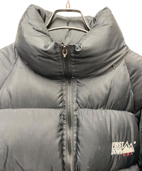 FIRST DOWN（ファーストダウン）FIRST DOWN (ファーストダウン) ダウンジャケット ブラック サイズ:Sの古着・服飾アイテム