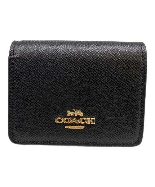 COACH（コーチ）COACH (コーチ) ミニウォレットショルダーバッグ ブラックの古着・服飾アイテム