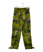 ミリタリーミリタリー）の古着「スカンジナイアカモフィールドパンツ」｜グリーン