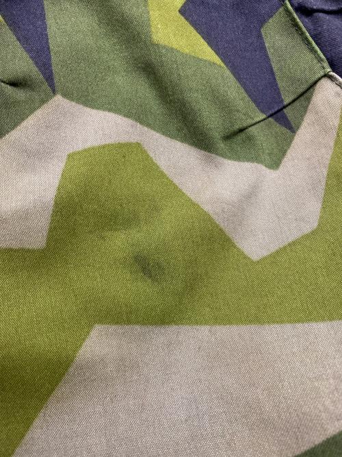 ミリタリー（ミリタリー）ミリタリー (ミリタリー) スカンジナイアカモフィールドパンツ グリーン サイズ:Mの古着・服飾アイテム