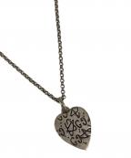 GUCCIグッチ）の古着「ハートネックレス」｜シルバー