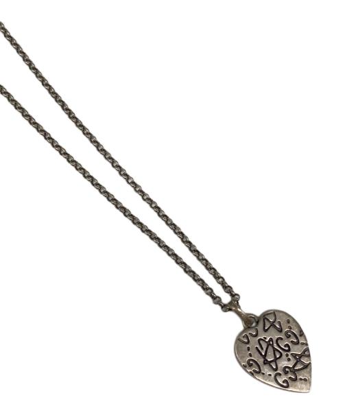 GUCCI（グッチ）GUCCI (グッチ) ハートネックレス シルバーの古着・服飾アイテム